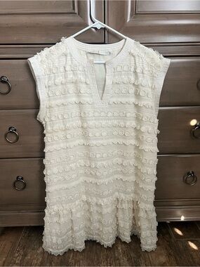 Marie Oliver Herra cream dress